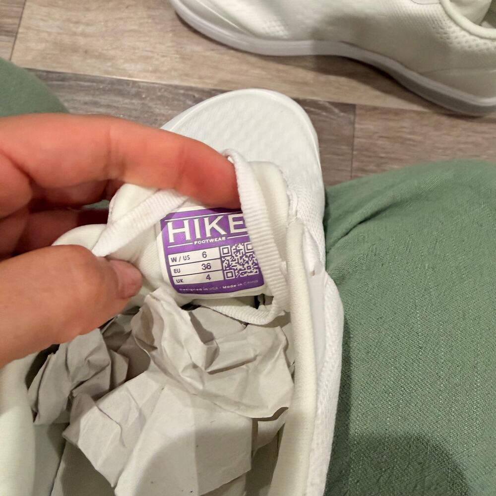 Hike Footwear White Athletic Shoes Size 6 - Picture 5 of 5